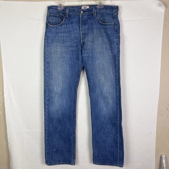 Levi's Other - Vintage Levis Jeans Men’s‎ 36x34 Blue 501 Button Fly Straight Denim Pants